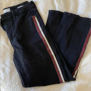 Velvet by Graham & Spencer black jeans with stripe detail